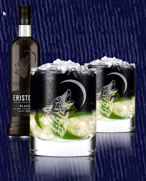 Cocktail vodka noire : Black Caïpiroska (variante du célèbre